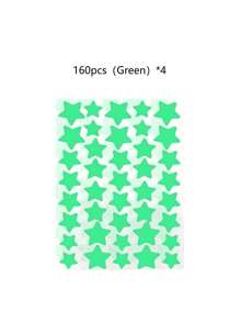 1120/840/560/280 Pcs Star Stickers, Back To School,Halloween & Christmas Decoration Stickers, Colorful Five-Pointed Star Stickers For Party, Holiday Photo Decoration, Face Decor Stickers (1 Sheet Per Color), For Decoration Only (Not For Makeup)2000/1400/160/80/40