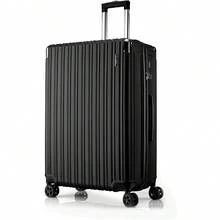 Large Suitcase Hard Shell | Aluminum Telescopic Handle | TSA 3 Digit Combination Lock | 4 Dual Spinner Wheels | Lightweight Suitcase Large. (Black, Large 28") - Black - View 1