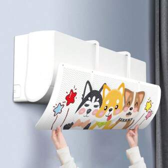 Hook-Type Air Conditioner Wind Deflector, Easy-To-Install Plastic Wind Deflector, Prevents Direct Blowing, Effective Wind Protection, No Electricity Required, Comfortable Airflow Guidance