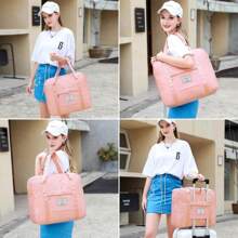 Foldable Duffel Bag, Women's Tote Bag, Expandable Gym Bag, Sports Tote Bag, Weekend Travel Duffel Bag, Large Capacity Lightweight Overnight Bag, Trolley Luggage, Bedroom Storage Bag, Clothing Travel Storage Bag