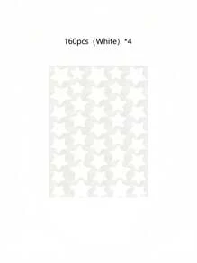 1120/840/560/280 Pcs Star Stickers, Back To School,Halloween & Christmas Decoration Stickers, Colorful Five-Pointed Star Stickers For Party, Holiday Photo Decoration, Face Decor Stickers (1 Sheet Per Color), For Decoration Only (Not For Makeup)2000/1400/160/80/40