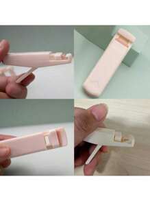 Mini Eyelash Curler, Lever Style Back Clip, Small And Portable Eyelash Curler, Quick And Wide Detail, Narrow Curling Iron Suitable For Travel Makeup Tools, No Need To Squeeze Or Pull Eyelashes,Makeup,Cheap,Room Decor,Vanity,Travel,Bedroom,Makeup Accessories,Eyelash Curler