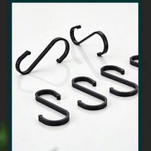 10 قطع خطاف ثقيل على شكل حرف S لحمام وغرفة النوم والخزانة والمطبخ، خطاطيف معلقة جملة، ملحقات عمود الخزانة، تخزين