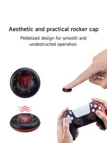 2 件套：1 个黑蜘蛛控制器保护套 + 1 对蜘蛛操纵杆帽，用于 PlayStation 5 游戏控制器保护，防滑、防汗、防尘、防刮、提高抓握力、增强游戏体验，情人节/春季浪漫礼物