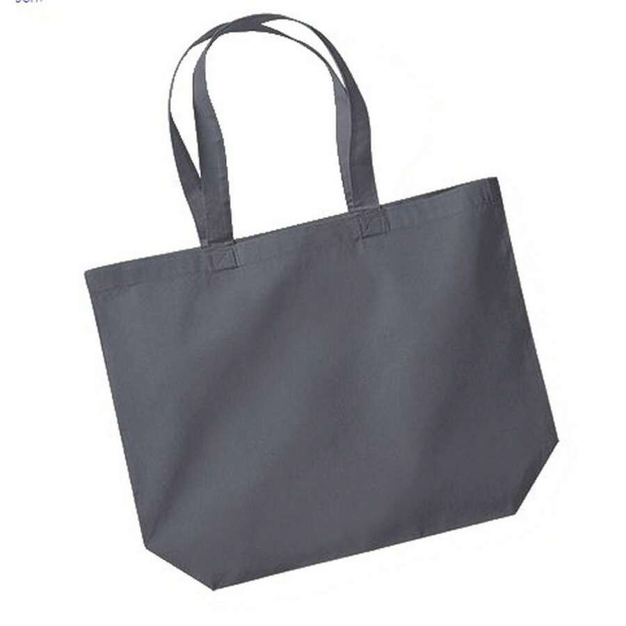 Westford Mill Maxi Tote/Shopper Bag For Life (Graphite) - Grey - View 1