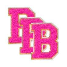 3/26 件 A-Z 3.15 英寸雪尼尔刺绣字母、熨烫补丁、缝制/熨烫装饰数字徽章、服装配饰（用于衣服、夹克、帽子、书籍、背包）、DIY 刺绣补丁 - 彩色 - 查看 58