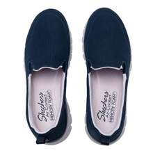 Skechers GRACEFUL Women's Slip-On Casual Shoes, Lightweight, Breathable, Low-Cut, Retro Style, Mom Shoes, Everyday Sports Shoes 100842-NVLV - Navy/Lavender - View 4