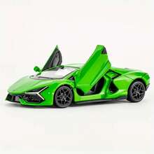 1:36 Model Car Reventon Car Model, Diecast Zinc Alloy Pull Back Model Toy Car, Doors Open, Collection Kids Toy For Aged 3 And Up