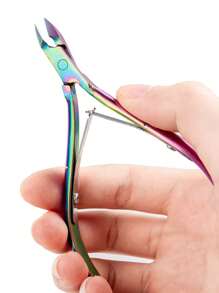 1pc Stainless Steel Cuticle Nipper, Nail Clipper, Nail Trimmer, Ingrown Toenail Clipper, Manicure Tool Set