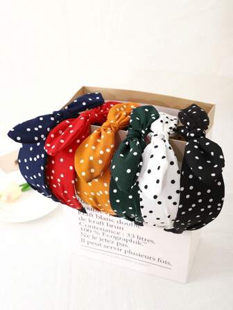 1pc Women Retro Minimalist Bow Decor Headband, New Fashion Wide Hair Hoop, Versatile Korean Style Hair Accessory,Hairband,Hair Hoop Headbands ,Head Piece