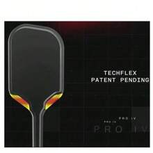 1 pezzo Racchetta da pickleball in fibra di carbonio, progettata con tecnologia di quarta generazione e nucleo in polimero da 16 mm per massima rotazione e costanza, adatta a principianti e professionisti