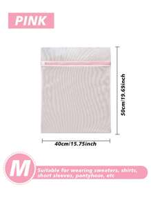 1pc Mesh Laundry Bags, Suitable For Delicate Clothes, Washing Machine Laundry Bag, Travel Storage Organizer Bag, Washing Machine Dedicated Wash Bag, Anti-Deformation Clothing Wash Bag, Suitable For Underwear, Bras, Socks, Travel Storage Decor, Room Decor, Decorations, Decorations, Decor, Storage, Organizer Dress Pants Shoes Jeans Boots Skirt,Spring,Minimalist,Summer Tops