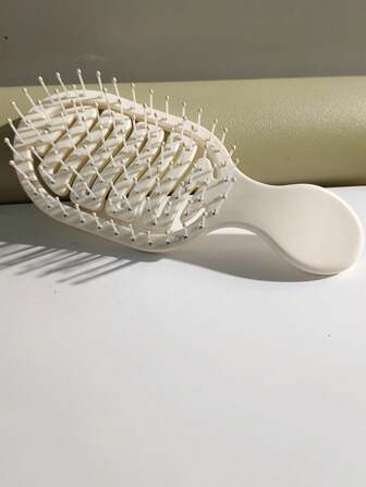 1pc Mini Size Ivory Hollow Design Styling Comb, Dual Use Wet & Dry For Women In Summer, Back To School, Travel Holiday Essentials, Hair Accessories For Women, Brushes, Edge Brush Hair Comb, Comb Hair, Detangling Brush, Ball Brush, Mini Hair Brush Set, Wooden Comb, Hair Brush, Comb, Slick Back Brush, Hairbrush, Edge Brush Hair Brush, Detangling Brushes, Hair Tools, Hair Stuff, Hair Care, Curly Hair Brush, Barber, Hairdressing Equipment, Small Comb, Mini Hairbrush, Hairstyle, Hairdressing,Hair Brush,Slick Back Brush,Styling Brush,Curly Hair Brush,Edge Brush,Hair Comb,Brush Hair,Hair Brush Set,Comb Hair,Comb For Curls,Detangling Brush,Hair Brush For Women,Hair,Travel,Hair Products,Hair Tools,Hair Stuff,Barber,Barber Accessories,Barbershop,Hairdressing Equipment