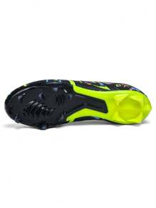 1 Pair Adult & Student Football/Soccer Shoes, Low-Top Outdoor Team Competition Men's Professional Sports Shoes, Big Size Anti-Slip, Wear-Resistant, AG Studs, FG Natural Grass Soft Ground, Lace-Up Cleats, Leather Football Training Shoes, Lightweight, High-Performance, Anti-Skid, Top Professional Football Boots
