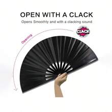 1pc Fan, Bohemian Style Hand Fan Suitable For Line Dance And Performance, Foldable And Portable Plastic Design Summer Cooling,Beach,Travel