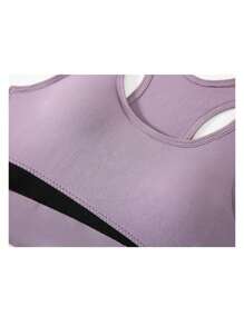 3pcs/Set Women Colorful Wireless Shockproof Sports Bra For Running, Fitness, Yoga