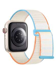 柔软透气的运动尼龙环带，兼容 表带 38MM 40MM 41MM 42MM 44MM 45MM 46MM 49MM，男女可调节表带，兼容 Series SE Ultra 11/10/9/8/7/6/5/4/3/2/1 - 42/44/45/49mm - 查看 18