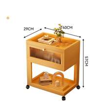 SHENGYE高端家具系列 几何美学楠木边桌 客厅沙发边柜 简约小茶几 卧室床头柜收纳架 家用客厅边桌 卧室床头柜收纳架 - 彩色 - 查看 10
