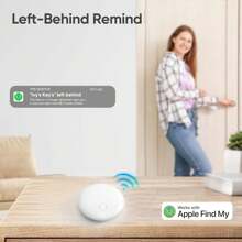 Tracker Air Tag: Smart BT Tracker, Item Finder Works With Apple Find My (IOS Only) App, Trakcer Tag Locator For Keys,MFI For LOS FIND MY APPLE , Luggage, Satchel, Backpack Etc. (Not For Android Devices)