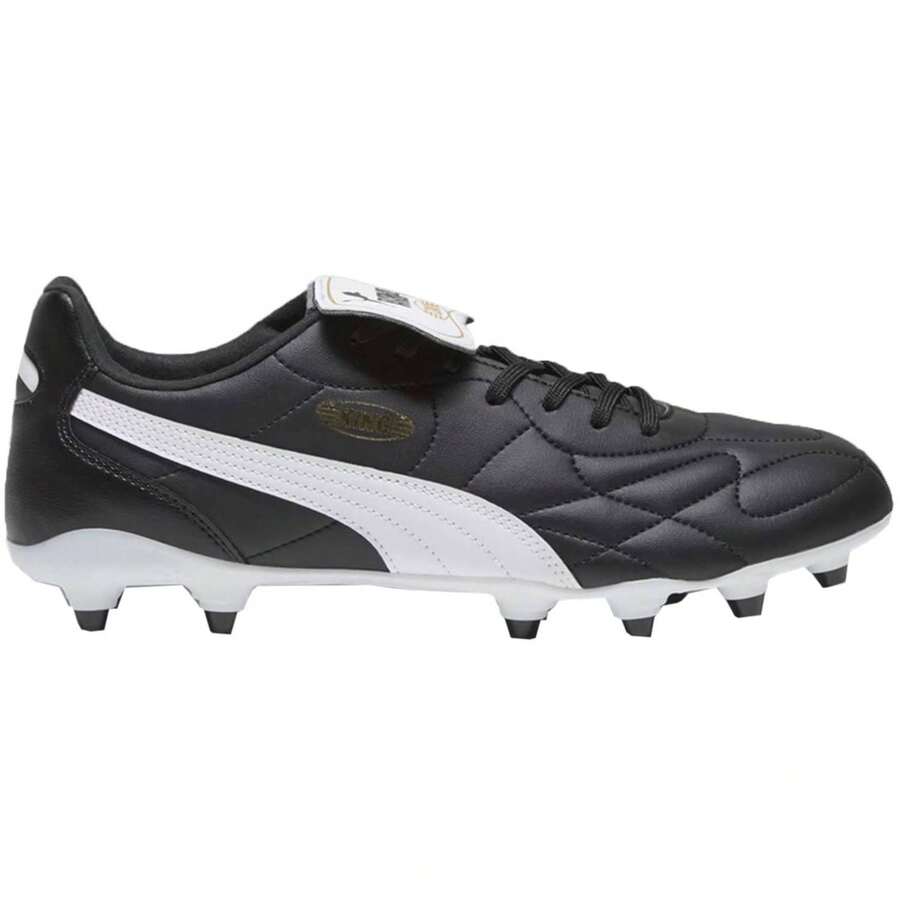 Puma Mens King Top FG/AG Leather Football Boots (Black) - Coffee Brown - View 1