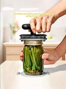 1 Stück einstellbarer Dosenöffner, nicht elektrisch aus ABS-Kunststoff, multifunktionales Küchenhandwerkzeug, unverzichtbarer manueller Dosenöffner für den Hausgebrauch, einfach zu bedienen