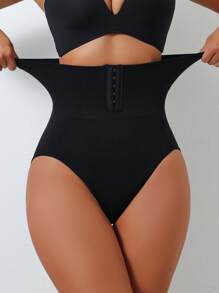 2 piezas Pantalones moldeadores para mujer con hebilla, cintura alta, sin costuras, control del abdomen, aptos para ejercicio diario y deportes