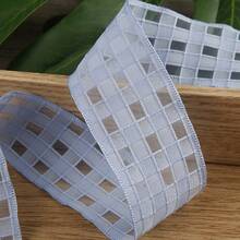 Cinta de gasa a cuadros - Accesorio para el cabello hecho a mano con lazo, decoración de zapatos, caja de regalo, cinta de envoltura para flores frescas - Multicolor - Ver 25