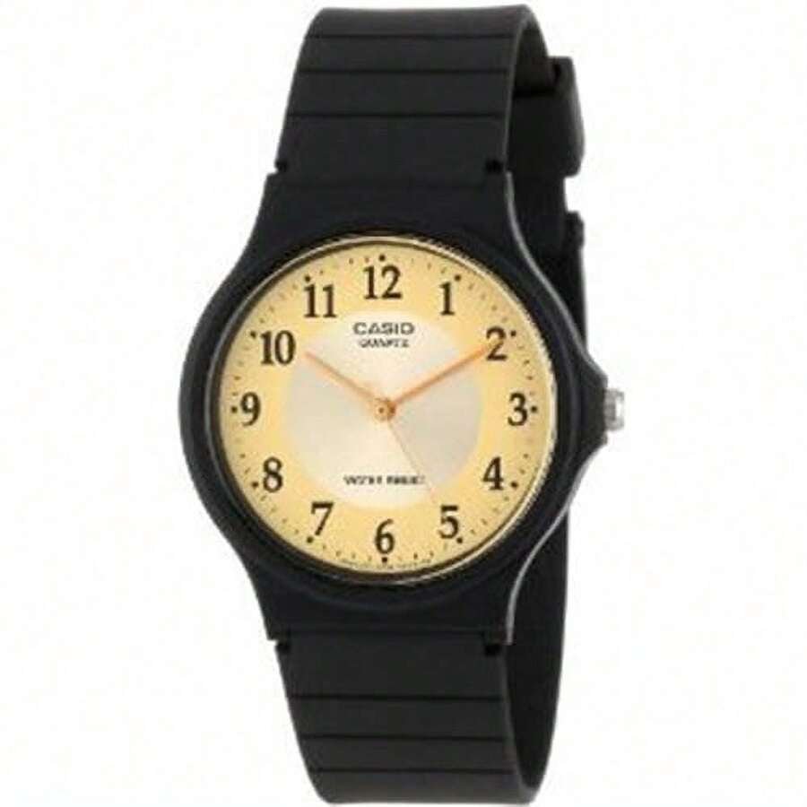 Casio Men's MQ24-9B3 Classic Black Rubber Watch - 黑色 - 查看 1