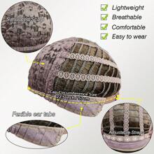 Men Wig Long Men Wig Curly Layered Hooded Flame Retardant Synthetic Wig Men Natural Wig Daily Party Costume Cosplay Wear (Brown), Carnival/Mardi Gras/Masquerade