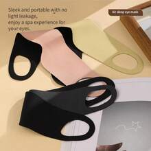 1 Pc Zero Pressure Sleep Eye Mask - Lightweight Breathable Blindfold, Adjustable Ear-Hook Elastic Band Suitable For All Sleep Positions, Soft & Comfortable Black/Pink For Men And Women, Travel - Multicolor - View 10