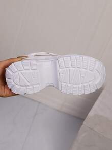 女春秋季厚底加高防水厚底運動鞋 - 卡其色 - 查看 8