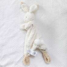 1pc Personalized Rabbit Towel, Long Ear Rabbit Plush Towel, Easter Gift, Soft Plush Towel - Multicolor - View 8