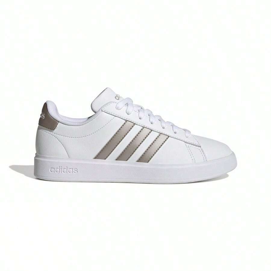 Adidas GRAND COURT 2.0 - Cloud White / Platinum Metallic / Platinum Metallic - View 1