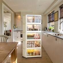 5/3/1层多功能五层折叠收纳柜，大容量收纳 - 万向滚轮可360°旋转 - 节省空间 - 双门设计，适用于存放衣服、床上用品、零食、文具、鞋子、包包等，大容量收纳 正装 裤子 鞋子 牛仔裤 靴子 裙子 卧室，收纳盒，家居收纳，白色T恤女，黑色裤子女，女士冬装，连衣裙，