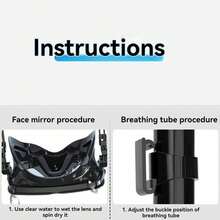 三件套浮潜面罩，防水潜水镜成人游泳镜水肺潜水，浮潜自由潜水高级蛙鞋可调节脚蹼成人长脚蹼游泳蛙鞋，潜水脚蹼，游泳自由泳蛙泳专项训练成人短鸭鞋硅胶潜水浮潜装备，为您带来愉悦的游泳体验，沙滩必需品，沙滩配件，泳池浮板