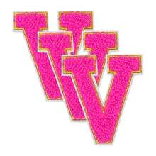 3/26 件 A-Z 3.15 英寸雪尼尔刺绣字母、熨烫补丁、缝制/熨烫装饰数字徽章、服装配饰（用于衣服、夹克、帽子、书籍、背包）、DIY 刺绣补丁 - 彩色 - 查看 133