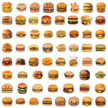 55pcs Burger Graffiti Stickers For Decoration On Guitar, Notebook, Luggage, DIY - Hamburger-55PCS - View 4