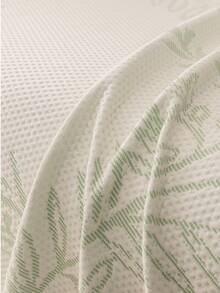 1pc Lightweight Silk-Like Striped Sofa Cover, Chic Design, Suitable For Summer, Dirt & Wear Resistant, Decorative For Bedroom, Living Room, Office - Green - View 3