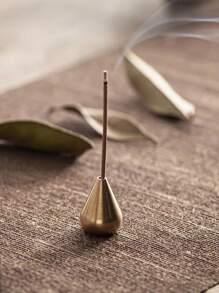 Mini bruciatore di incenso a forma di zucca, in lega metallica, adatto per spa, yoga, meditazione, decorazione della casa e della stanza, decorazione artigianale (esclusi i bastoncini di incenso)
