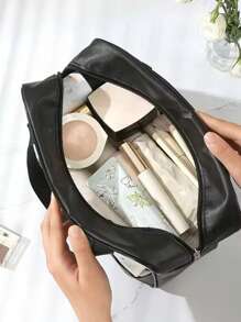 3pcs/1set Clear Toiletry Bag, Women Makeup Bag, Large Travel Cosmetic Organizer, Waterproof Toiletry Pouch For Bathroom, Dorm, Men, Women, Cruise, Beach Trip, Beach Accessories, Holiday Essentials, Summer Vacation Beach Essentials Back To School