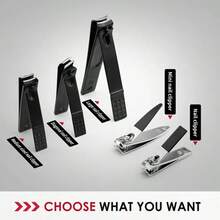 SUNTY Manicure Set 30 In 1 Nail Clipper Set Nail Kit For Women Men Stainless Steel Manicure Kit Professional With Travel Case, Daily Foot And Nail Care Products, Nail Clippers For Men And Beauty Tool Portable Set,With Luxurious Travel Case - màu đen - Xem 7