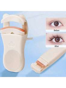 Mini Eyelash Curler, Lever Style Back Clip, Small And Portable Eyelash Curler, Quick And Wide Detail, Narrow Curling Iron Suitable For Travel Makeup Tools, No Need To Squeeze Or Pull Eyelashes,Makeup,Cheap,Room Decor,Vanity,Travel,Bedroom,Makeup Accessories,Eyelash Curler