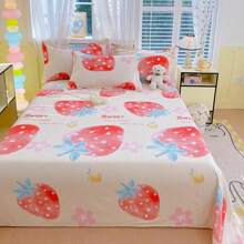 3pcs/Set Soft Skin-Friendly Printed Thickened Bedding Set, Modern Rectangular Fashionable Minimalist Duvet Cover & Pillowcase Set For Double Bed, Multiple Sizes Available, Suitable For Bedroom Year-Round