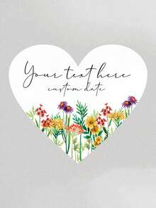 Customized Wedding Tags, Heart-Shaped Personalized Gift Labels, Customized Thank-You Gift Tags (Without Ropes), Suitable For Weddings, Party Gifts, Handicrafts, Christmas, And Gift Packaging - Multicolor - View 22