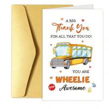 Tolle Grußkarte für Busfahrer-Wertschätzung - ideal für Ruhestand, Jubiläum, Erntedank und Geburtstaggeschenke