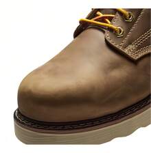 Skechers حذاء رياضي رجالي للعمل من الجلد الكلاسيكي ذو أربطة، خشن ومتعدد الاستخدام للارتداء اليومي