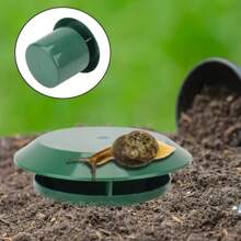 1pc/2pcs/4pcs/8pcs Plastic Snail Traps, Slug Catcher Tool, Harmless To Vegetables And Flowers, 3.94x4.33 Inches, Outdoor Snail Trap Box, Scary Crawler Trap, Plastic Garden Vegetable Slug Trap, Snail Trap Controller