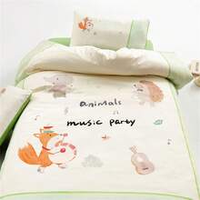 60S 长绒棉数码印花拼布幼儿园套装，儿童 3 件套包括：1 件羽绒被套 + 1 件床单 + 1 件枕套 - 風格 - 查看 12