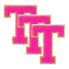 3/26 件 A-Z 3.15 英寸雪尼尔刺绣字母、熨烫补丁、缝制/熨烫装饰数字徽章、服装配饰（用于衣服、夹克、帽子、书籍、背包）、DIY 刺绣补丁 - 彩色 - 查看 154