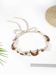 Bohemian Style Woven Belt For Women, Suitable For Dress Matching - Multicolor - View 5